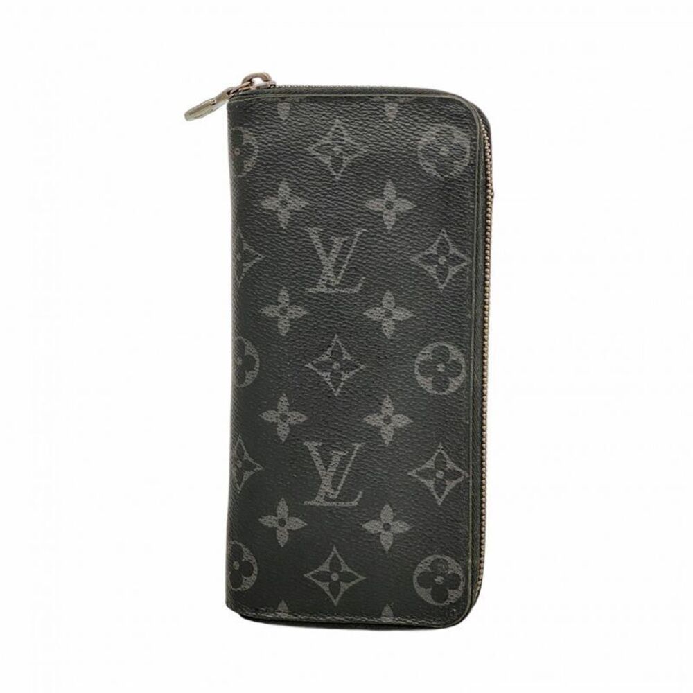Louis Vuitton Long Wallet Monogram-Eclipse Zippy … - image 1